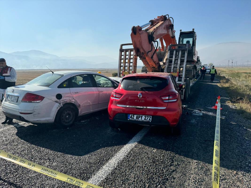 Konya'daki ailesinin yanından dönen Astsubay Ali Durgut zincirleme kazada hayatını kaybetti 10